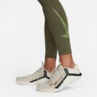 Nike NIKE WOMEN'S ONE MID-RISE 7/8 GRAPHIC TRAINING OLIVE TIGHTS - INSPORT