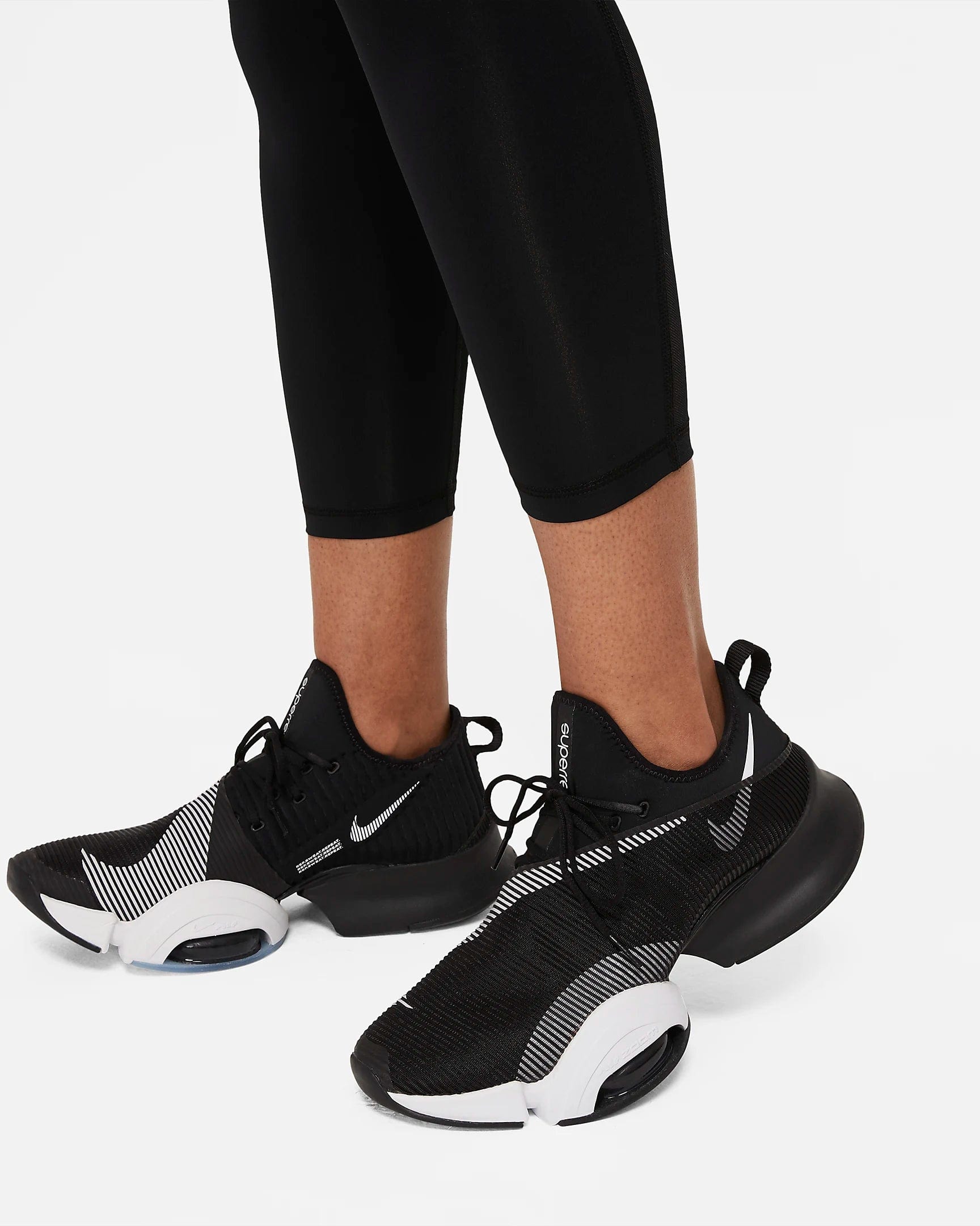 Nike Pro Womens Dri-FIT High Waisted 7/8 Tights Grey XS