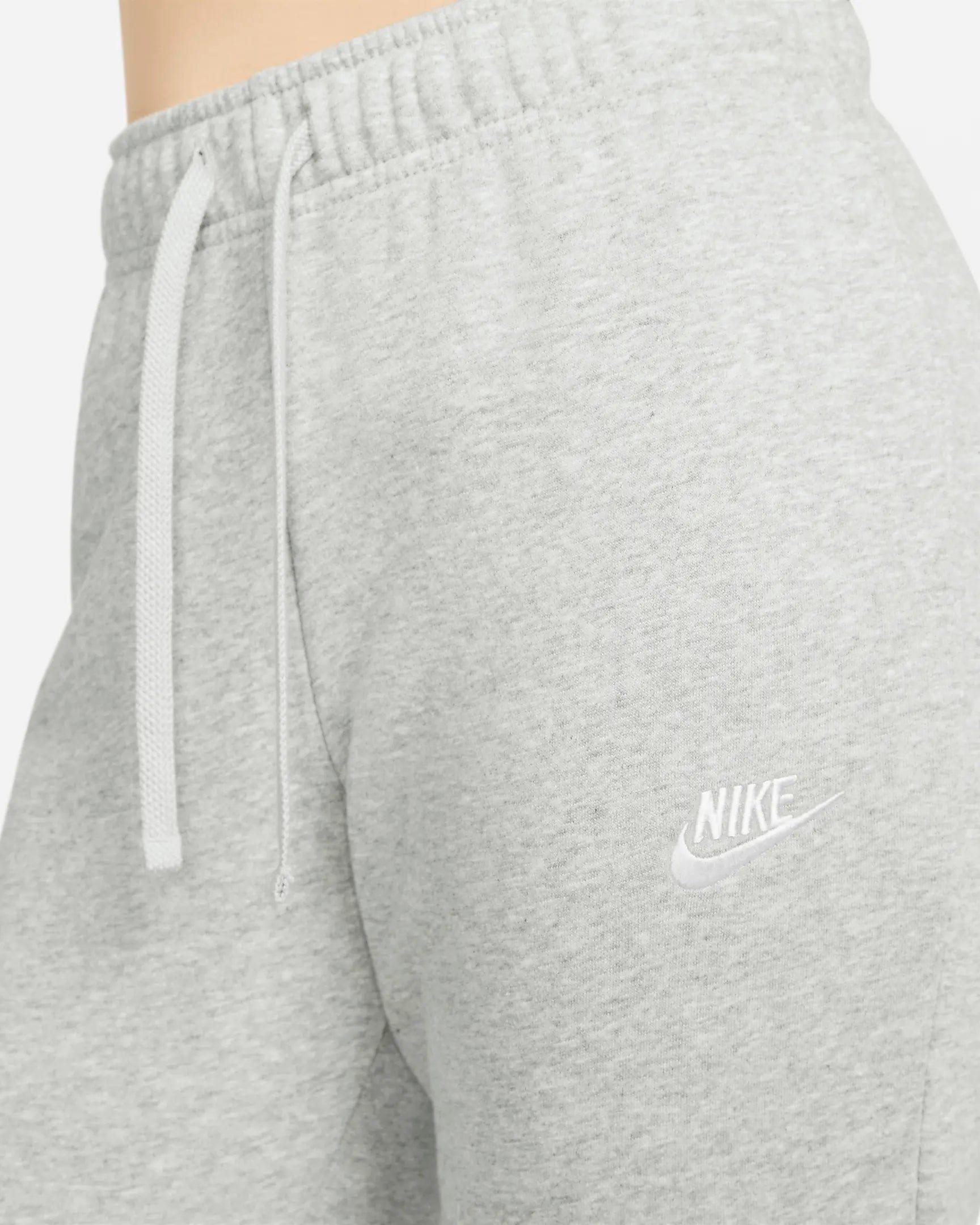 Nike W NSW Club Fleece Mid-Rise Joggers 'Dark Grey Heather/White