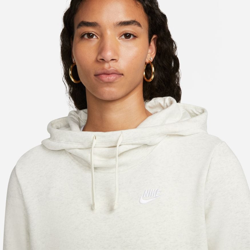 Nike women's funnel outlet neck fleece hoodie