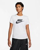 Nike NIKE WOMEN'S SPORTSWEAR ESSENTIALS LOGO WHITE TEE - INSPORT