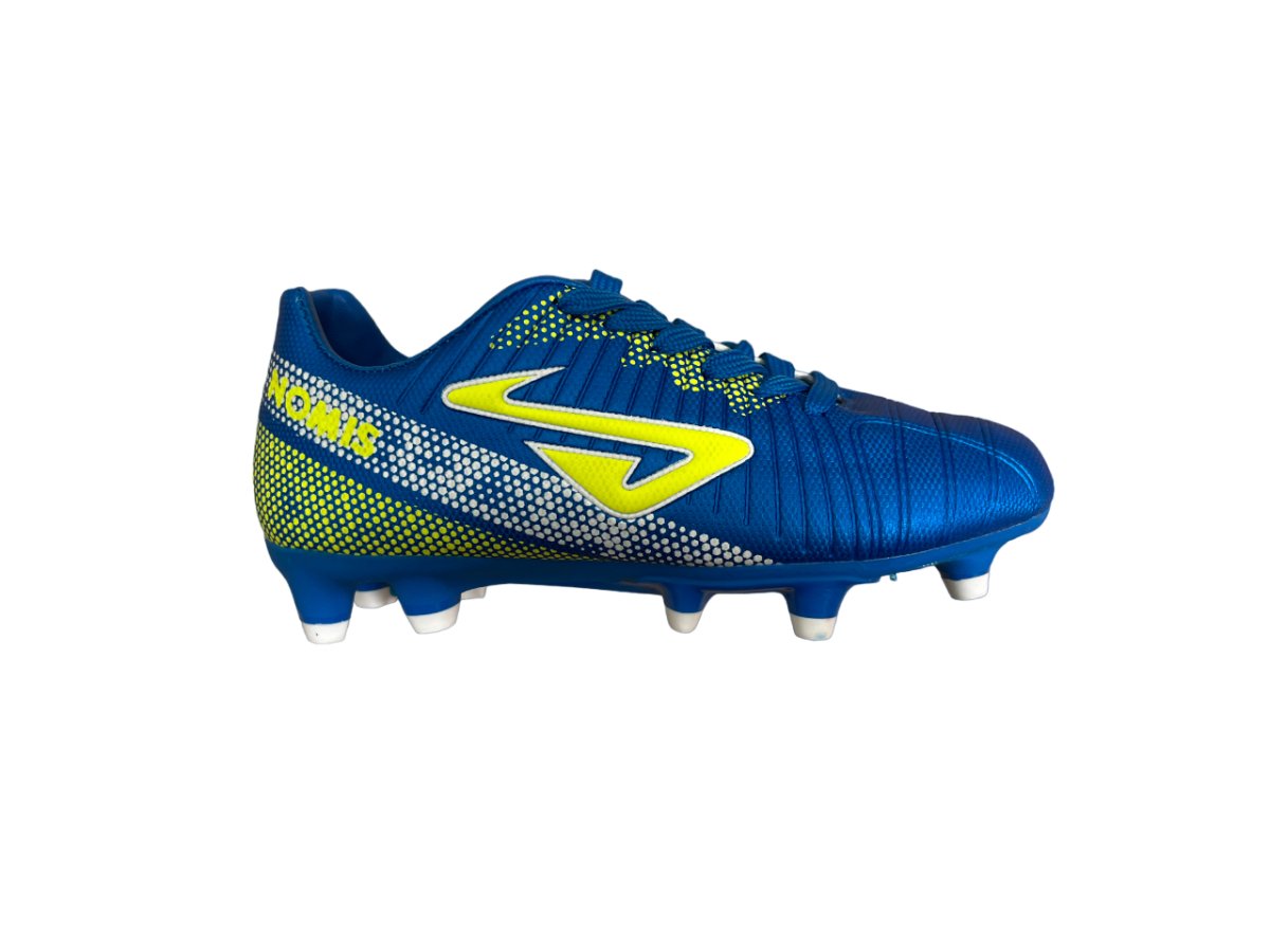 NOMIS NOMIS JUNIOR PRODIGY ROYAL/LIME FOOTBALL BOOTS - INSPORT