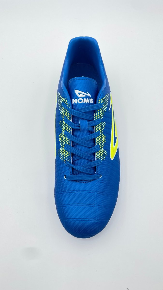 NOMIS MEN S PRODIGY 2.0 ROYAL BLUE WHITE FOOTBALL BOOTS 8 US