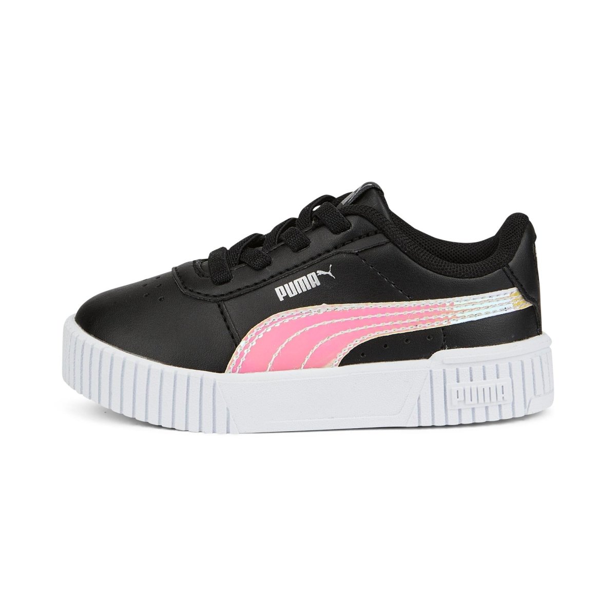 Puma PUMA INFANT'S CARINA HALO BLACK/SILVER SHOE - INSPORT