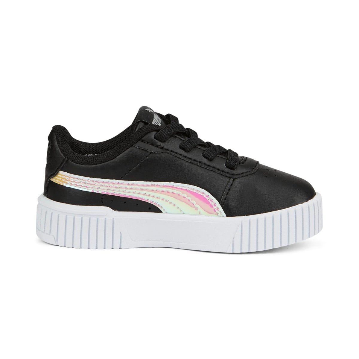 PUMA KIDS CARINA HALO BLACK SILVER SHOE INSPORT