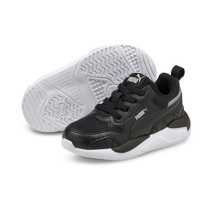 Puma PUMA INFANT'S X-RAY 2 SQUARE BLACK/WHITE SHOE - INSPORT