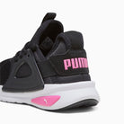 Puma PUMA JUNIOR ENZO BLACK/PINK SHOES - INSPORT