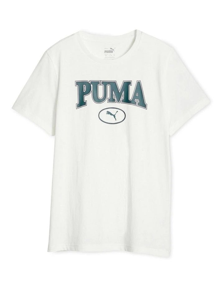 Puma PUMA JUNIOR SQUAD WHITE Tee - INSPORT