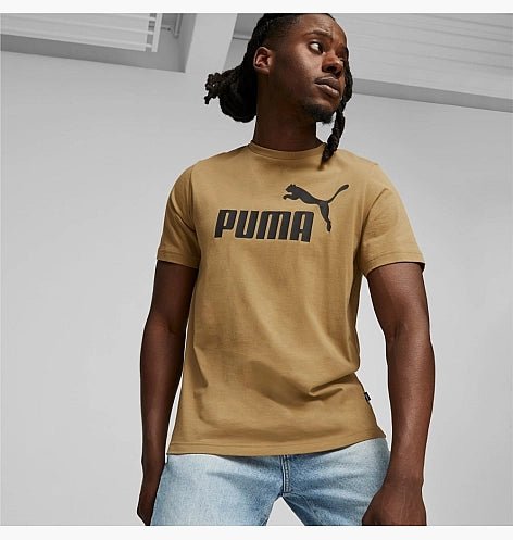 Puma Puma MEN'S Essential Logo KHAKI Tee - INSPORT