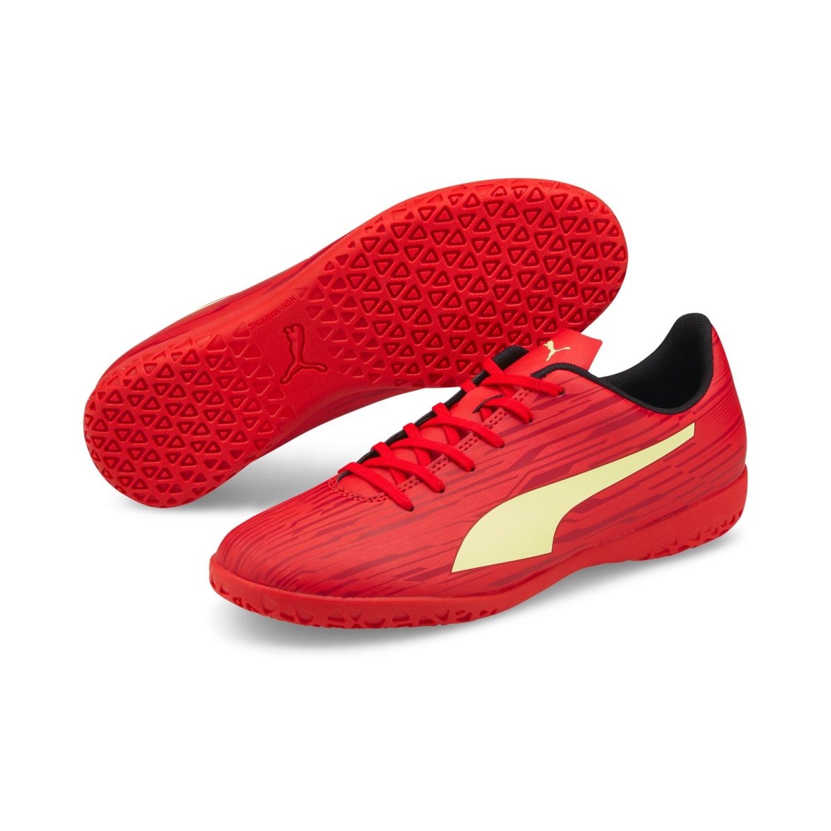 Puma PUMA MEN'S RAPIDO RED/YELLOW FOOTBALL BOOTS - INSPORT
