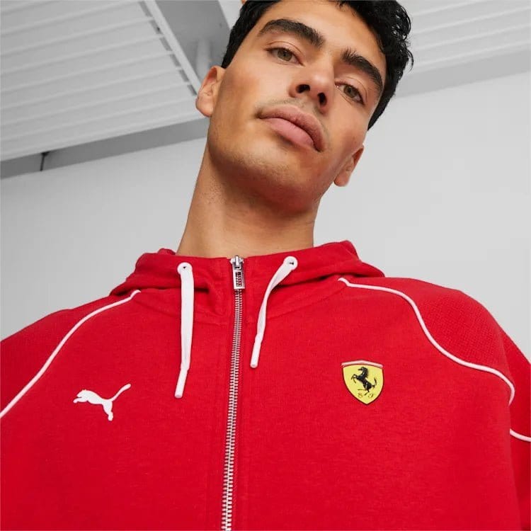 PUMA MEN S SCUDERIA FERRARI RACE MOTORSPORT RED JACKET INSPORT