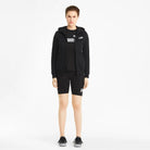 Puma PUMA WOMEN'S ESSENTIALS FULL-ZIP BLACK JACKET - INSPORT