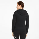 Puma PUMA WOMEN'S ESSENTIALS FULL-ZIP BLACK JACKET - INSPORT