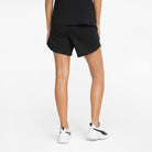 Puma PUMA WOMEN'S ESSENTIALS HIGH WAIST BLACK SHORTS - INSPORT