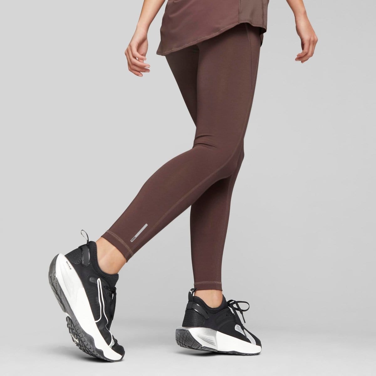 Buy PUMA Black Printed Regular Fit Cotton Womens Sports Wear Tights |  Shoppers Stop