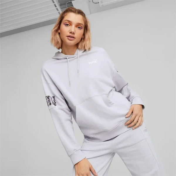 PUMA WOMEN S POWER NOVA SHINE PURPLE HOODIE