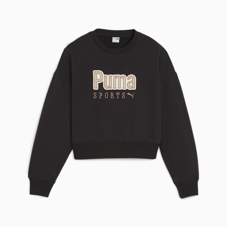 Puma PUMA WOMEN'S TEAM OS CREW BLACK - INSPORT