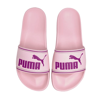 PUMA WOMEN'S LEADCAT PINK SLIDES