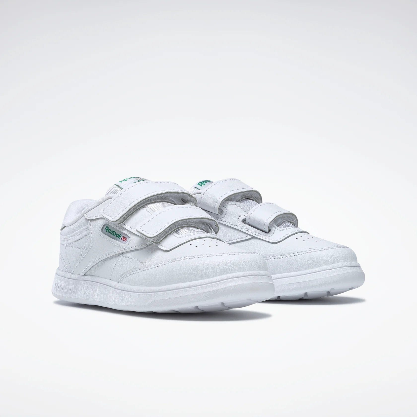 REEBOK KIDS CLUB C SHOES WHITE GLEN GREEN SHOES INSPORT