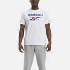 Reebok Reebok MEN'S Identity Big Stacked Logo WHITE TEE - INSPORT