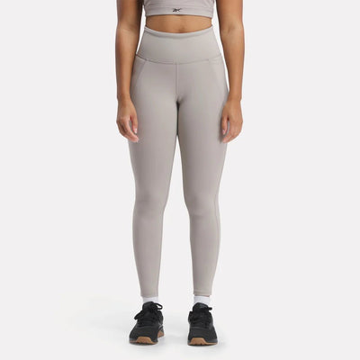 Reebok REEBOK WOMEN'S LUX HW GREY TIGHTS - INSPORT