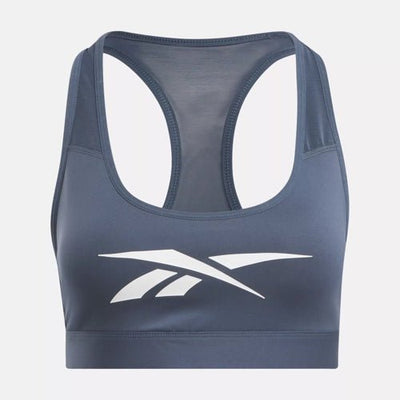 Reebok REEBOK WOMEN'S LUX VECTOR RACER BLUE SPORTS BRA - INSPORT