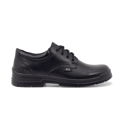 Roc Boots ROC BOOTS JUNIOR RIGOUR BLACK LACE LEATHER SCHOOL SHOES - INSPORT