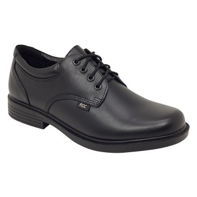 ROC MEN S SENIOR REPORT LEATHER TRIPLE BLACK SCHOOL SHOE