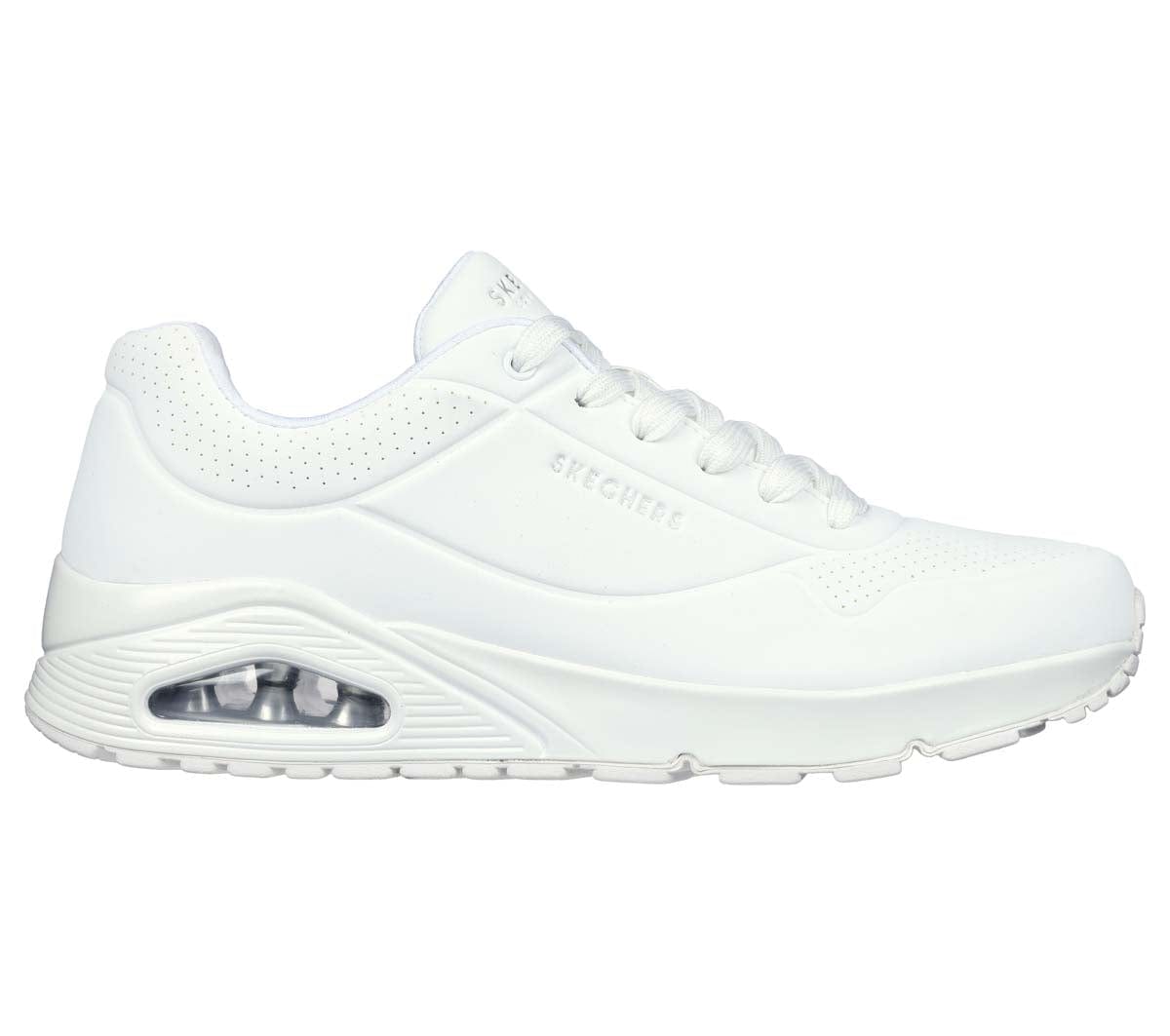 Skechers SKECHER'S MEN'S UNO - STAND ON AIR TRIPLE WHITE WALKING SHOES - INSPORT