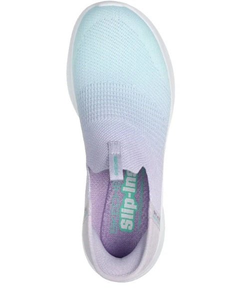 Skechers SKECHERS WOMEN'S ULTRA FLEX 3.0 BEAUTY BLEND NAVY/LAVENDER SLIP ON SHOES - INSPORT