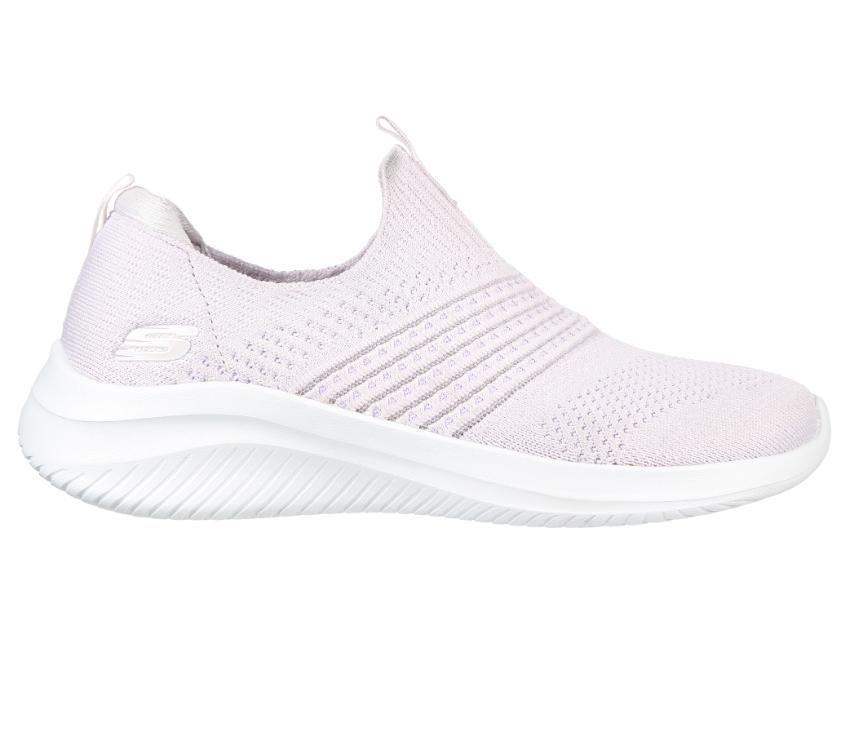 Skechers SKECHERS WOMEN'S ULTRA FLEX 3.0 CLASSY CHARM PINK/WHITE WALKING SHOE - INSPORT