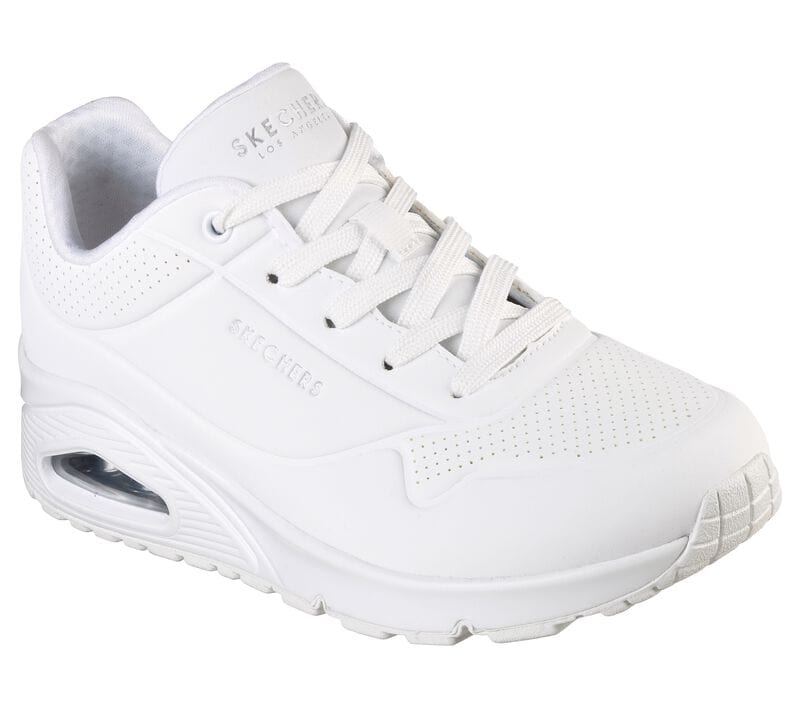 Skechers SKECHERS WOMEN'S UNO STAND ON AIR TRIPLE WHITE WALKING SHOES - INSPORT